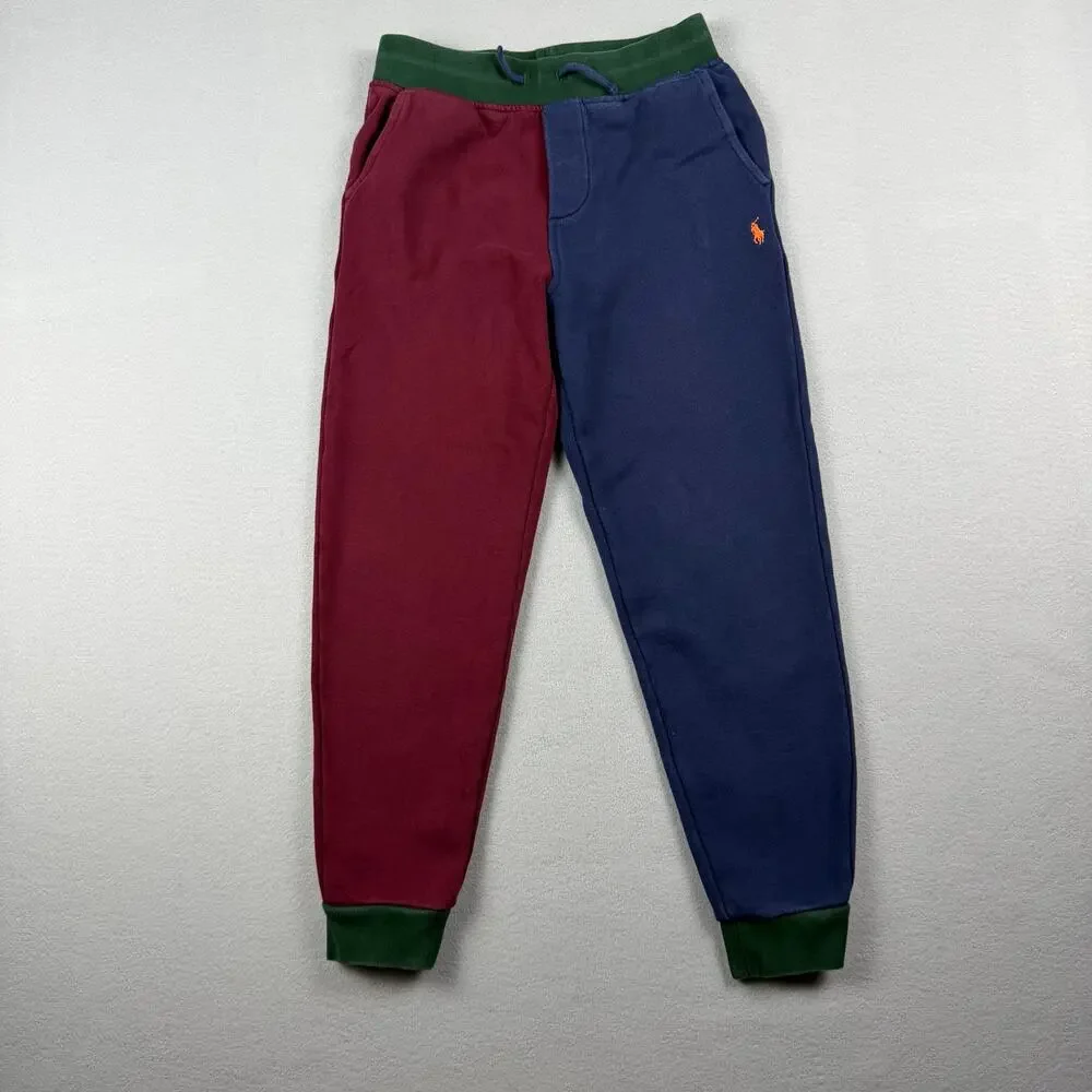 Polo Ralph Lauren Kids Colorblock Fleece Jogger Pants M